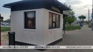 В Гродно снова повредили киоск "Табакерка". Злоумышленник не помнит, зачем