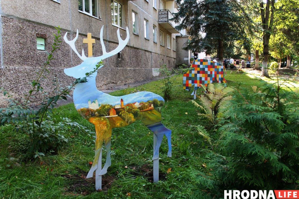 Олень святого Губерта, рысь и зубр. Смотрите, как преобразился дворик Гродненского детского хосписа