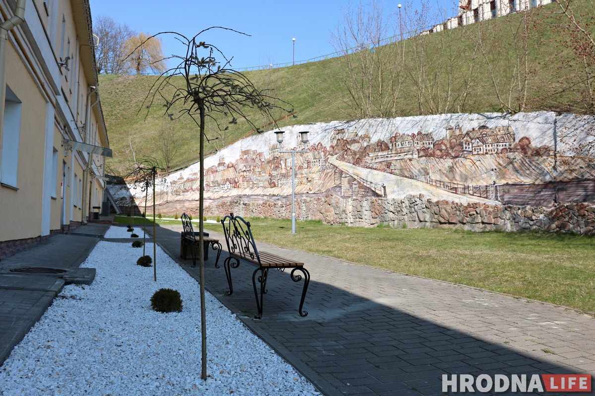 Новая фотазона з'явілася ў Гродне паміж Новым замкам і драмтэатрам