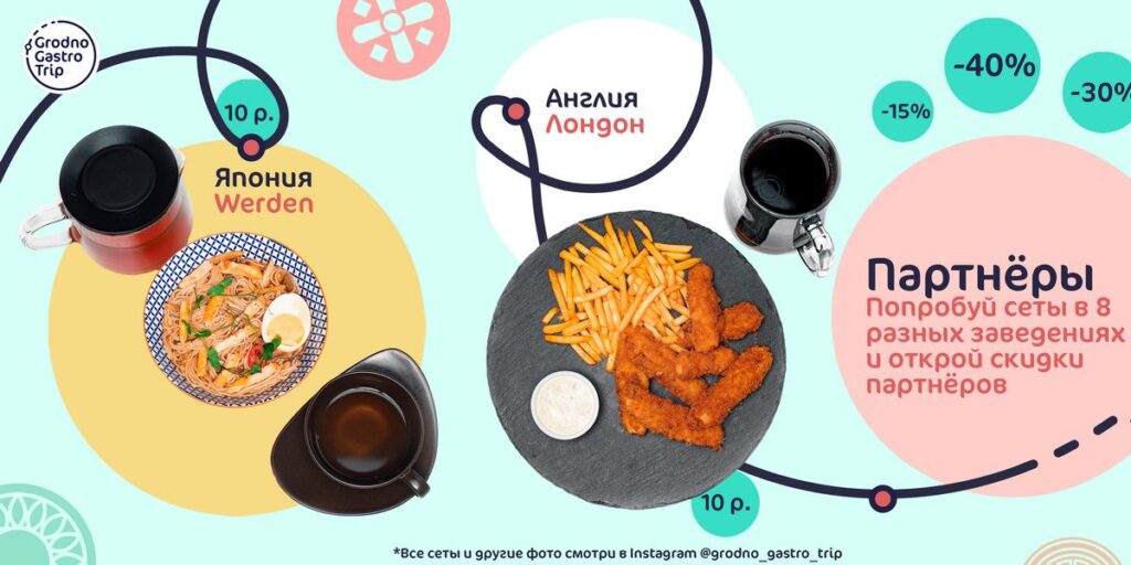 Grodno Gastro Trip. Гастрафэст з нацыянальным каларытам упершыню пройдзе ў Гродне