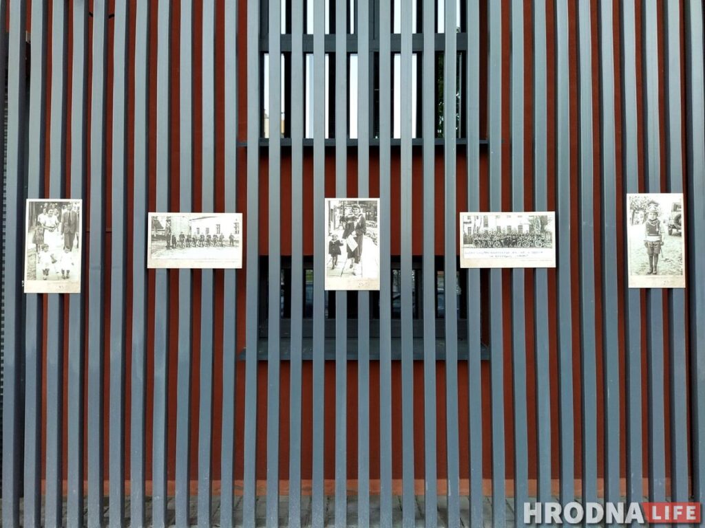 На фасадзе "Kazzarma Mall" з'явіліся фатаграфіі гродзенцаў міжваеннага перыяду