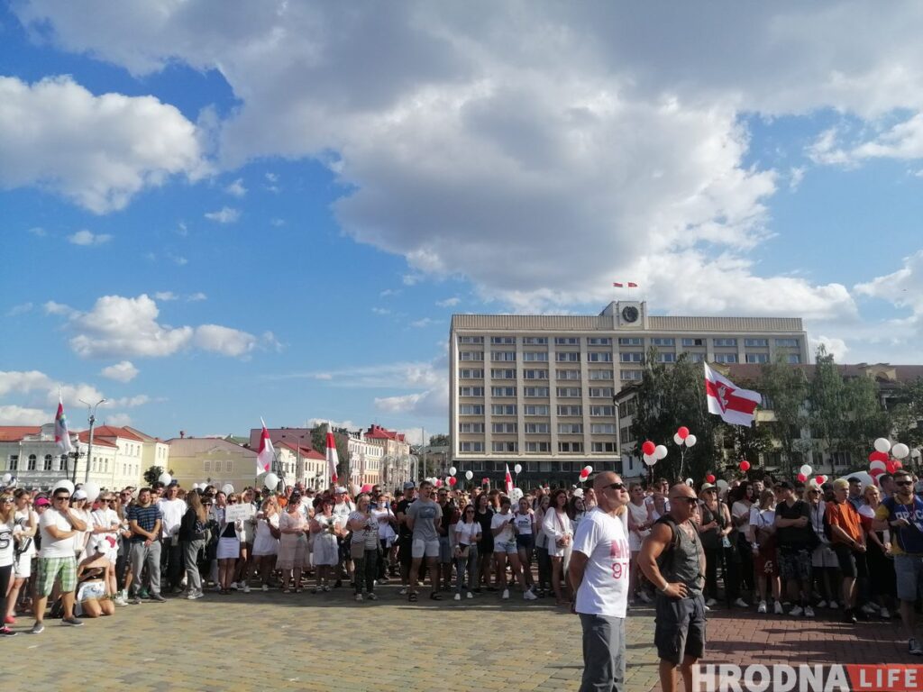 "Гродзенцы, паверце мне яшчэ раз!». Пра што гаварыў Мечыслаў Гой з гараджанамі на плошчы
