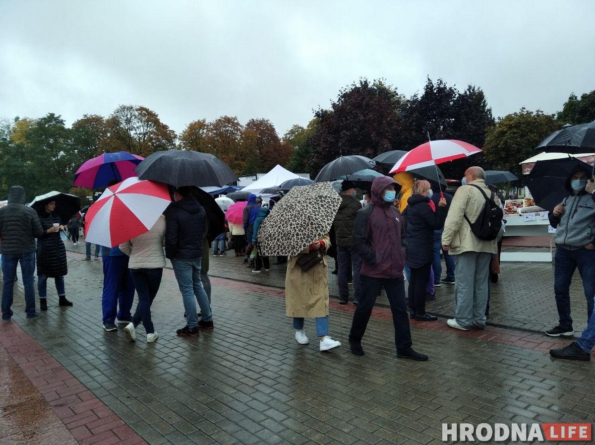 Во время сельскохозяйственной  ярмарки в Гродно произошли задержания