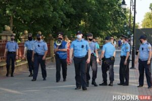 Милиция в Гродно. Фото: Hrodna.life