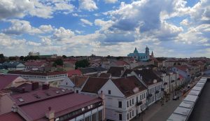 панорама Гродно старый город крыша мира