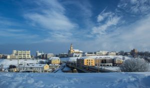 "Будет капать на головы" - что гродненцы думают о новых цветочных арках на Советской
