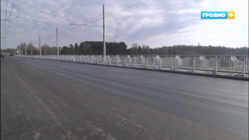 Новый мост на улице Поповича в Гродно
