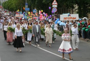 Литовцы на Фестиваль национальных культур в Гродно.