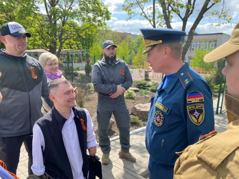 Алексей Талай на Донбассе. 