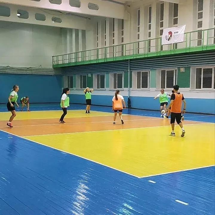 на трэніроўцы клуба "Футбольныя маці Гродна"