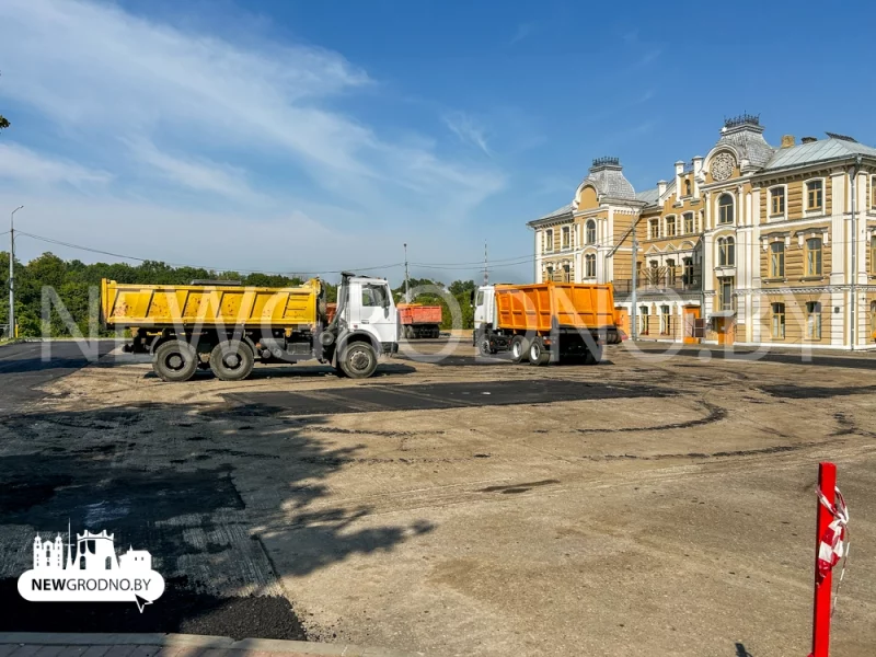 В Гродно начали ремонтировать главную туристическую парковку