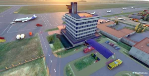 Модель гродненского аэропорта в Microsoft Flight Simulator. Источник: flightsim.to