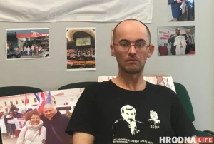 Сергей Спариш в офисе партии “Народная грамада”. Вильнюс. 17.09.2025