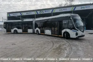 В Гродно появятся новые троллейбусы-"гармошки" с Wi-Fi 
