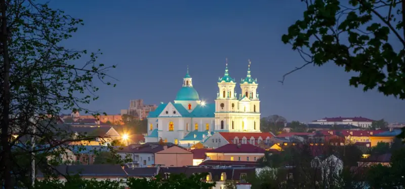 Фарный костёл в Гродно — один из самых высоких костёлов Беларуси