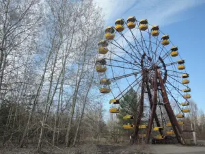 Колесо обозрения в Припяти - популярный объект города-призрака