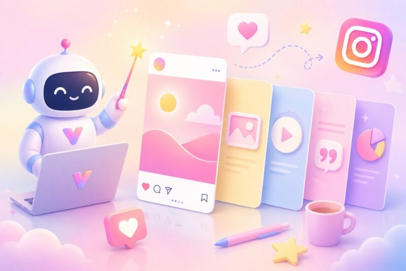 Как создать карусель в Instagram за 5 минут с помощью ИИ-агента Virale