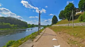 Ул. Рыбацкая в Гродно. Фото Яндекс.Карты