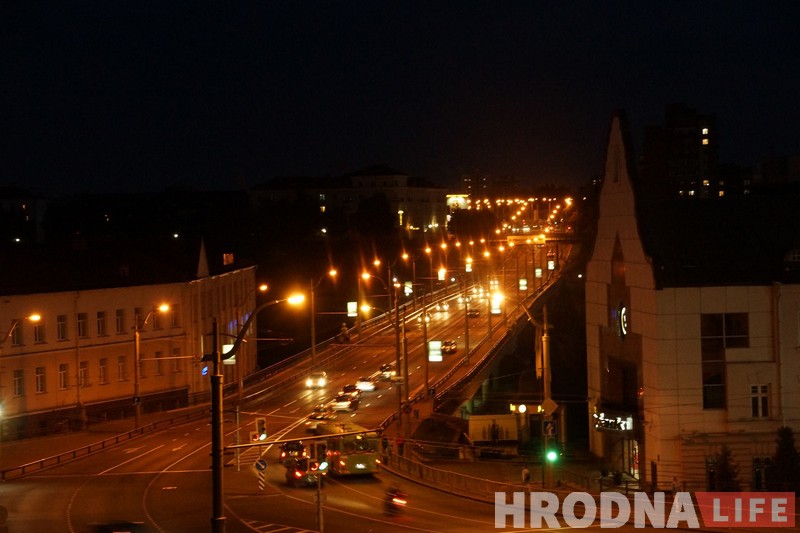 Начны Гродна да замены асвятлення. Фота: Hrodna.life  