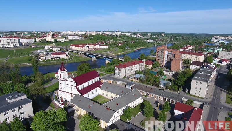 І бацька, і маці. Глядзіце відэа з палёта над Нёманам