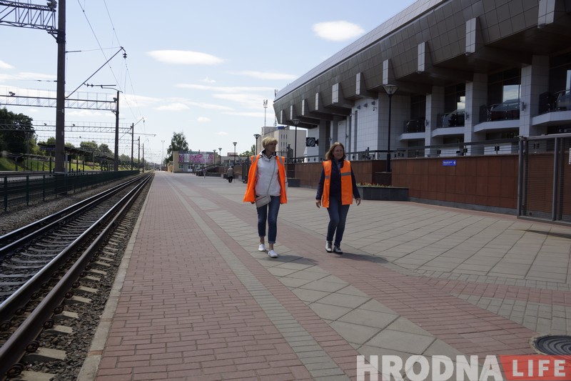 Дружинники на вокзале: встречают гостей Гродно и помогают милиции