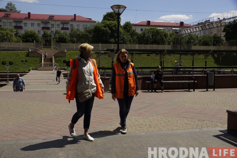 Дружинники на вокзале: встречают гостей Гродно и помогают милиции