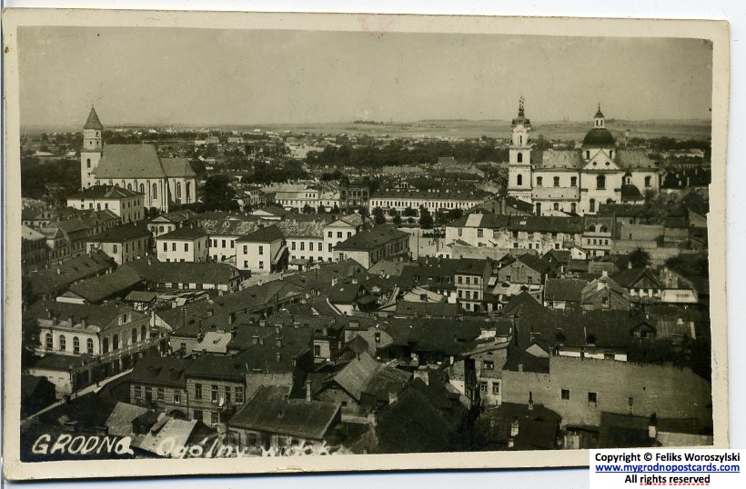 Глядзіце, як выглядаў цэнтр Гродна падчас Другой сусветнай (рэдкія фота)