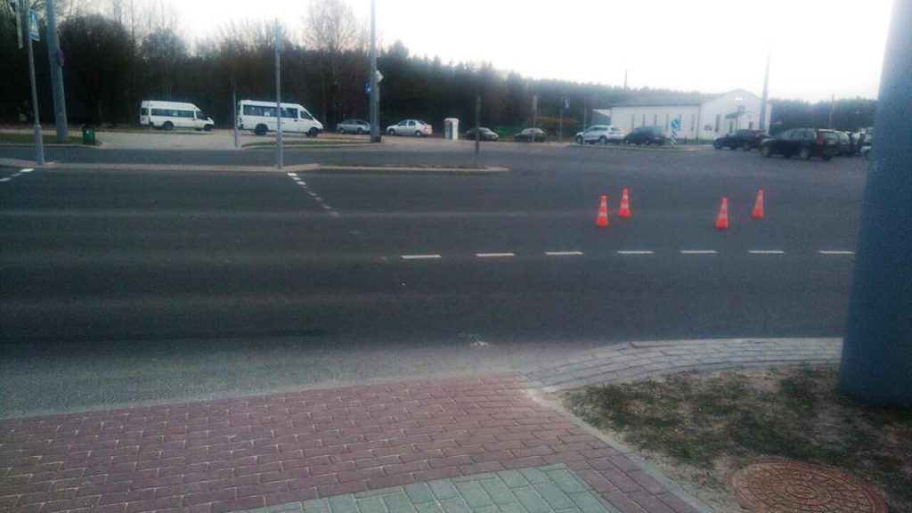 У Альшанцы збілі дзяўчынку. Кіроўца сам адвёз яе ў шпіталь, яе шпіталізавалі (абноўлена)