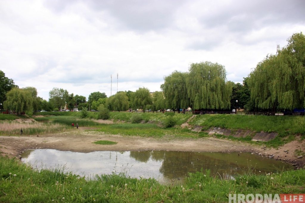 Сажалка на Рэпіна, якая памятае Панятоўскага, высыхае. Яе будуць ратаваць