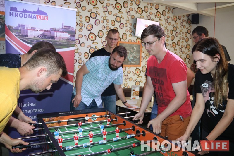 У турніры Hrodna.life па настольным футболе перамаглі айцішнікі