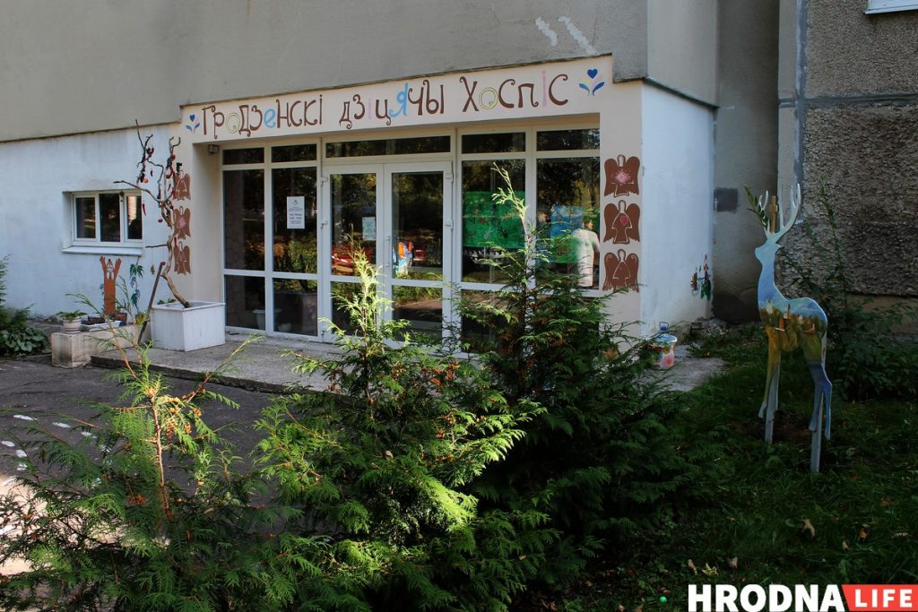 Алень святога Губерта, рысь і зубр. Глядзіце, як змяніўся дворык Гродзенскага дзіцячага хоспіса