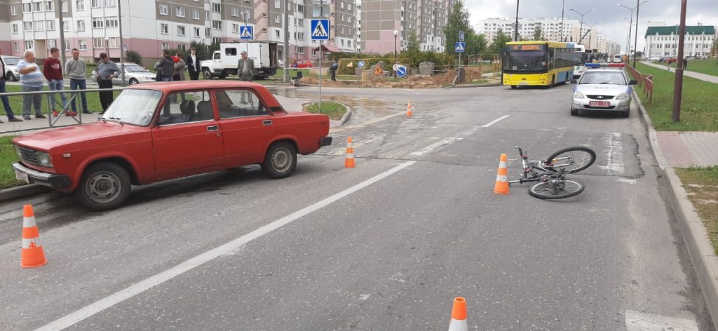 В Гродно пьяный водитель сбил 13-летнего велосипедиста