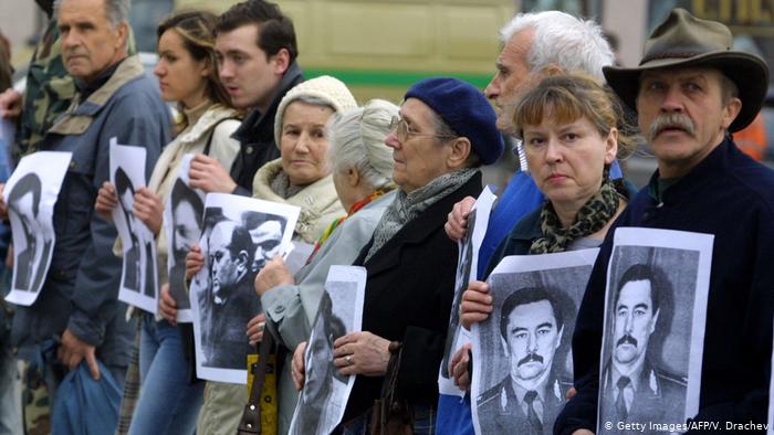 Акция памяти пропавших без вести оппозиционеров, Минск (фото из архива) Акция памяти пропавших без вести оппозиционеров, Минск (фото из архива)