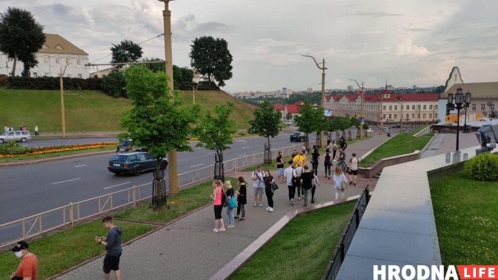 В Гродно прошла акция солидарности с задержанными