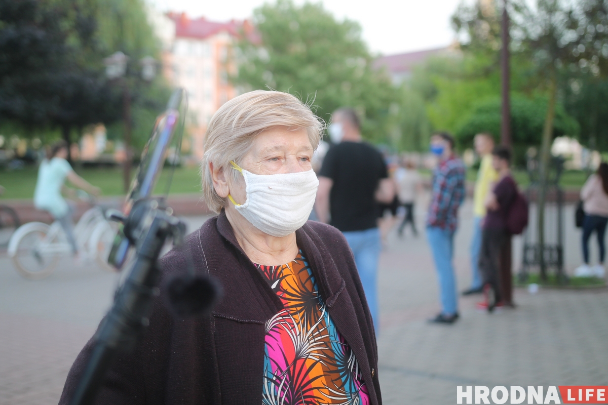 У Гродне адбылася акцыя салідарнасці з затрыманымі
