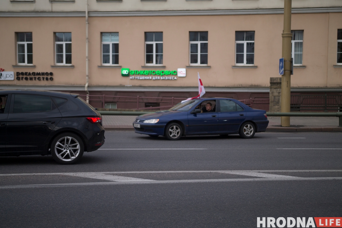 У Гродне адбылася акцыя салідарнасці з затрыманымі
