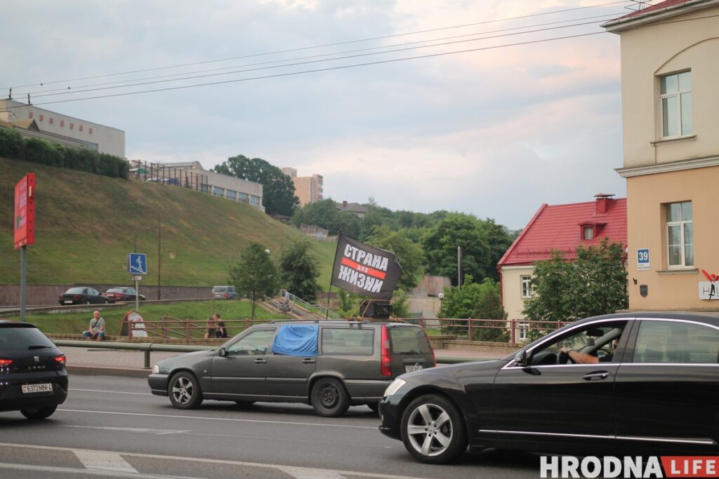 У Гродне адбылася акцыя салідарнасці з затрыманымі
