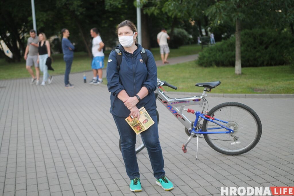 У Гродне адбылася акцыя салідарнасці з затрыманымі