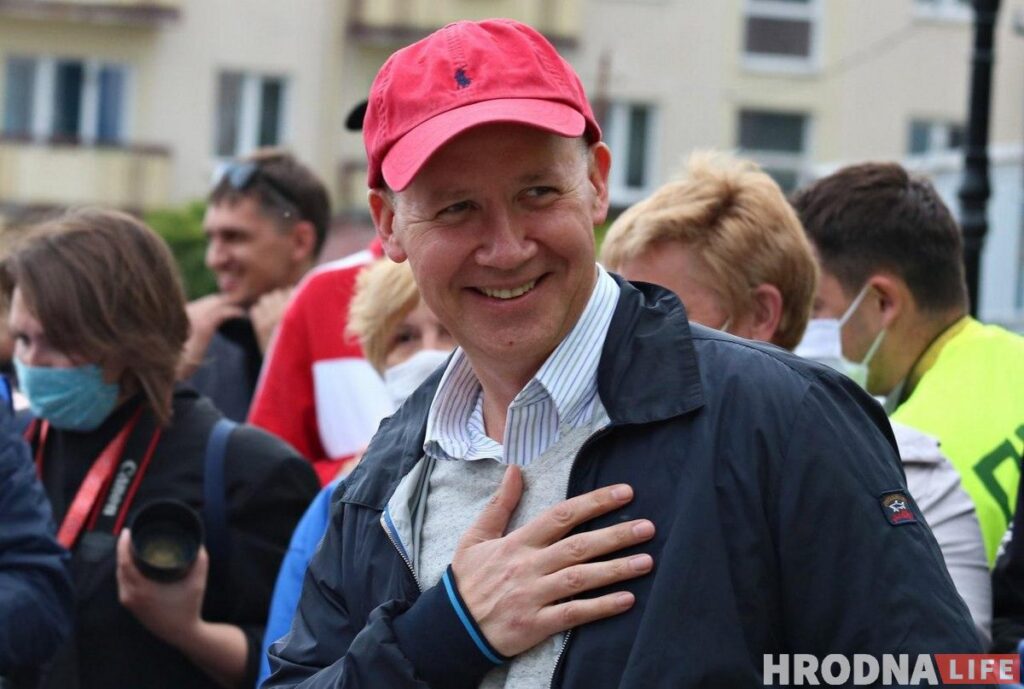 "Прэзідэнт - не бог і не цар". Што Валерый Цапкала гаварыў на пікеце ў Гродне