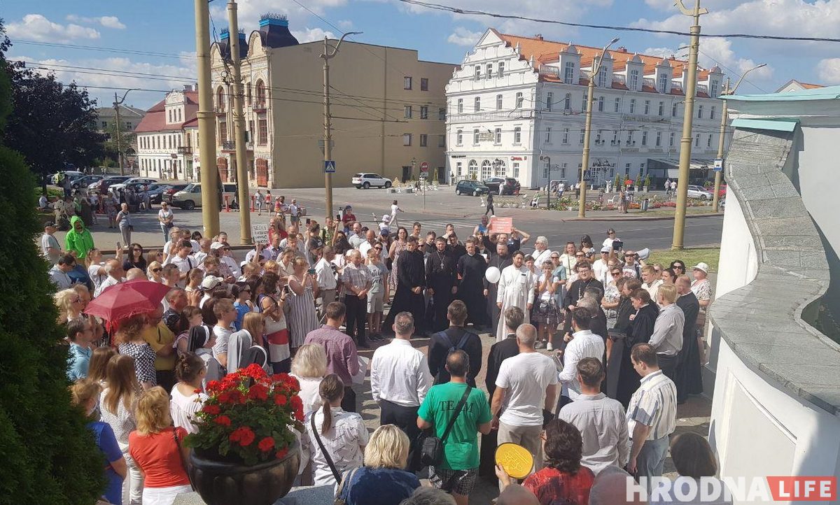 Вернікі Гродна аб'ядналіся ў агульным шэсці супраць гвалту