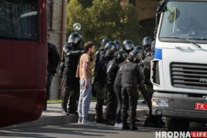 УУС: у Гродне затрымалі 54 чалавекі, у вобласці 10 чалавек засталіся ў ізалятарах