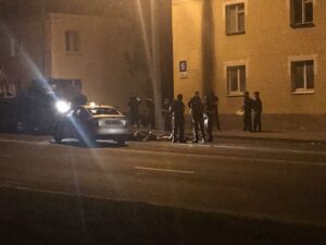 Задержание водителя и пассажиров авто 11 августа