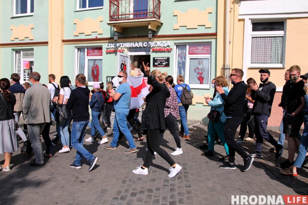 Міліцыя Гродна: 28 000 грамадзян удзельнічалі ў мітынгах у горадзе