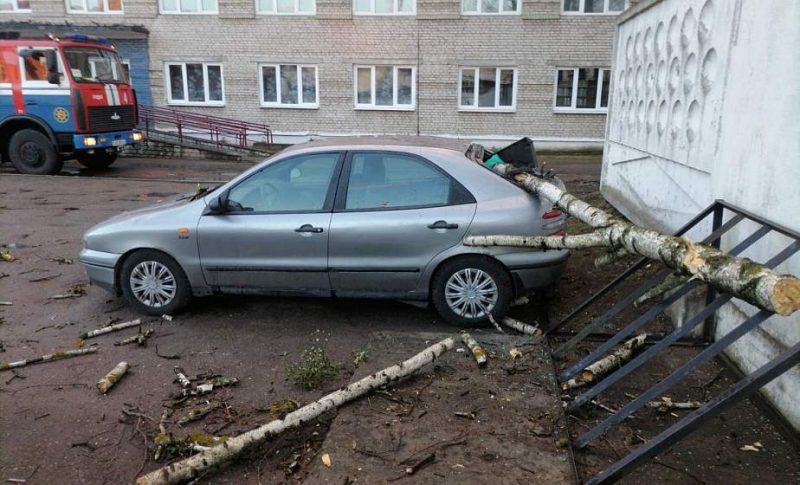 Без электрычнасці засталося восемь населеных пунктаў. Што моцны вецер яшчэ пашкодзіў на Гродзеншчыне