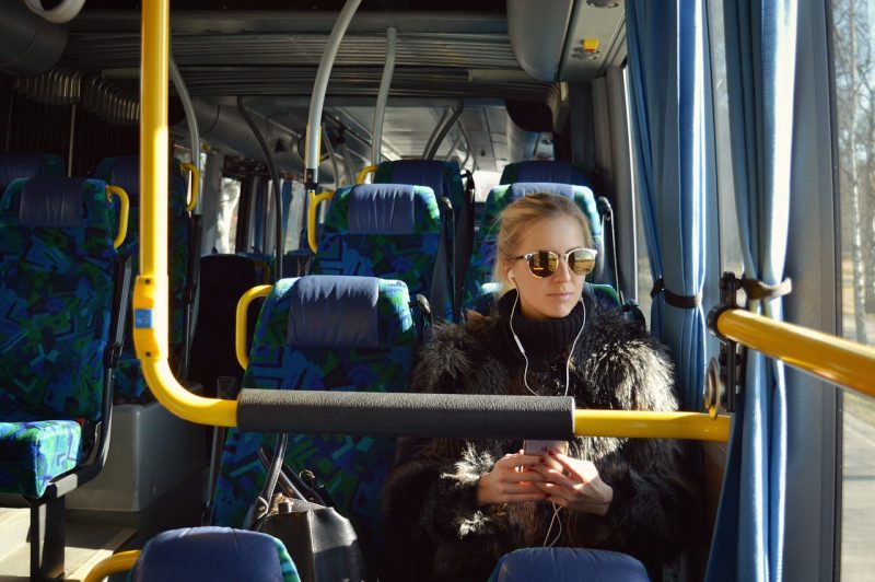 автобус пассажир