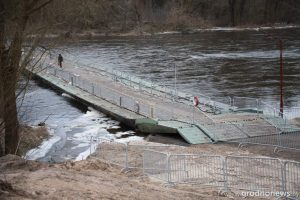 Выспу каля Новага моста затапіла: на Нёмане адбылася зімовая паводка