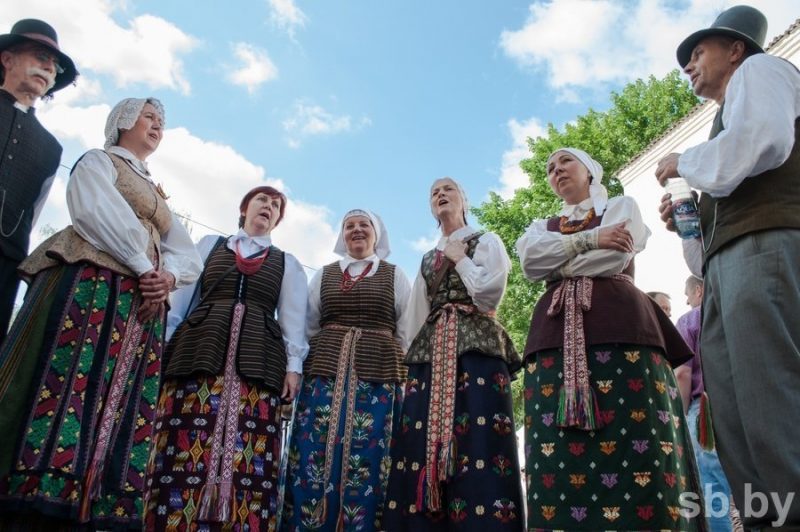 Літоўцы на Фестывалю нацыянальных культур у Гродне