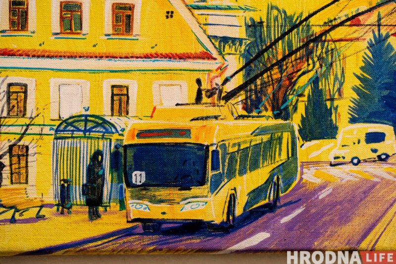 "Есть холм, с которого видно Брест”. Гродненский художник-эмигрант поехал в Тересполь, чтобы нарисовать Беларусь - и сделал выставку