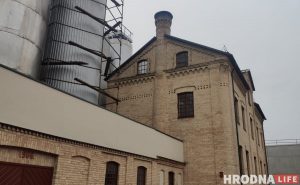 Гістарычныя будынкі на тэрыторыі завода