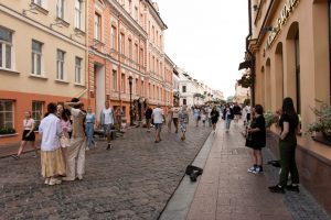 Людзі ў Гродна.